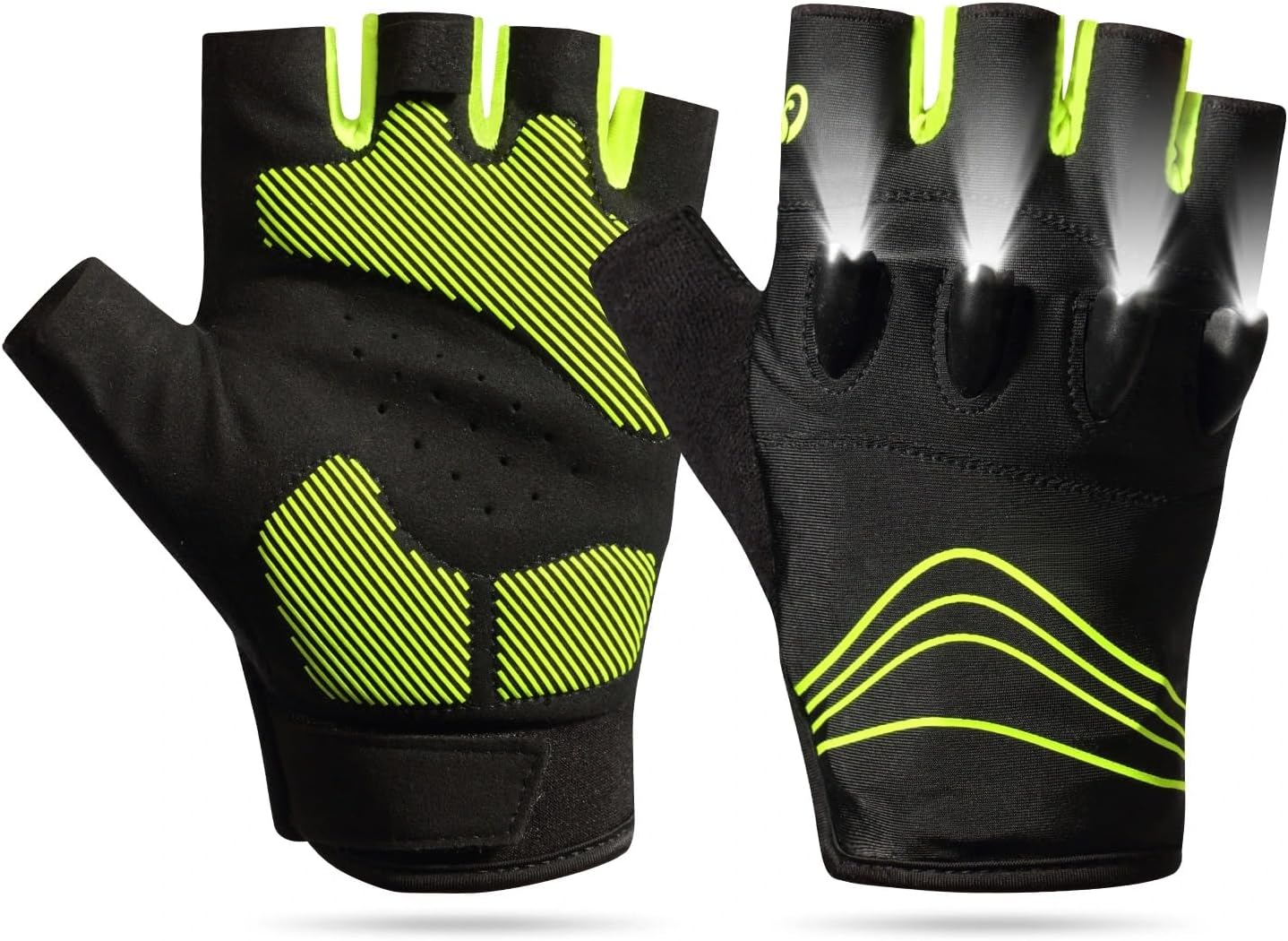 Hands-Free LED Flashlight Gloves : Thiovanek
