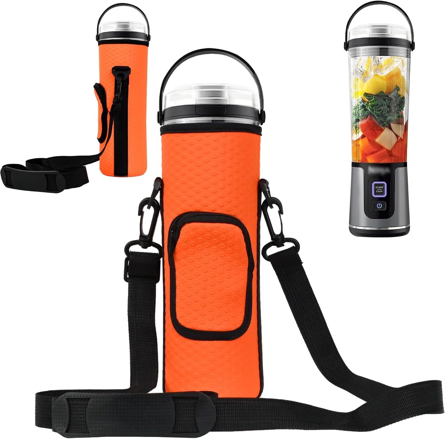Adjustable Dust Cover for Ninja Blender - Orange