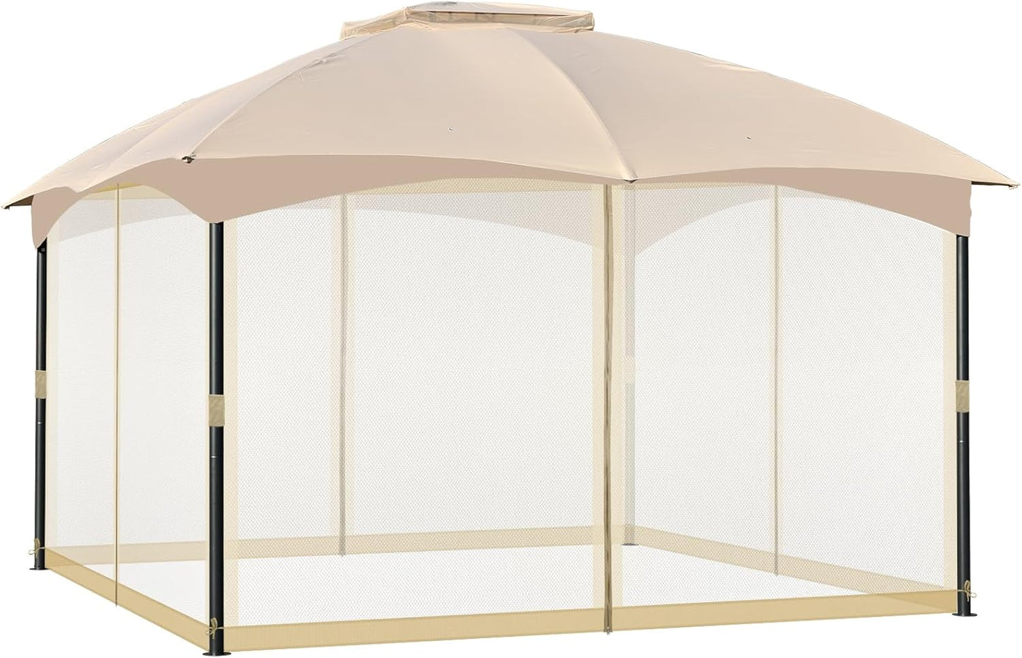 COWVIE Gazebo Replacement Netting Screen for Outdoor Patios