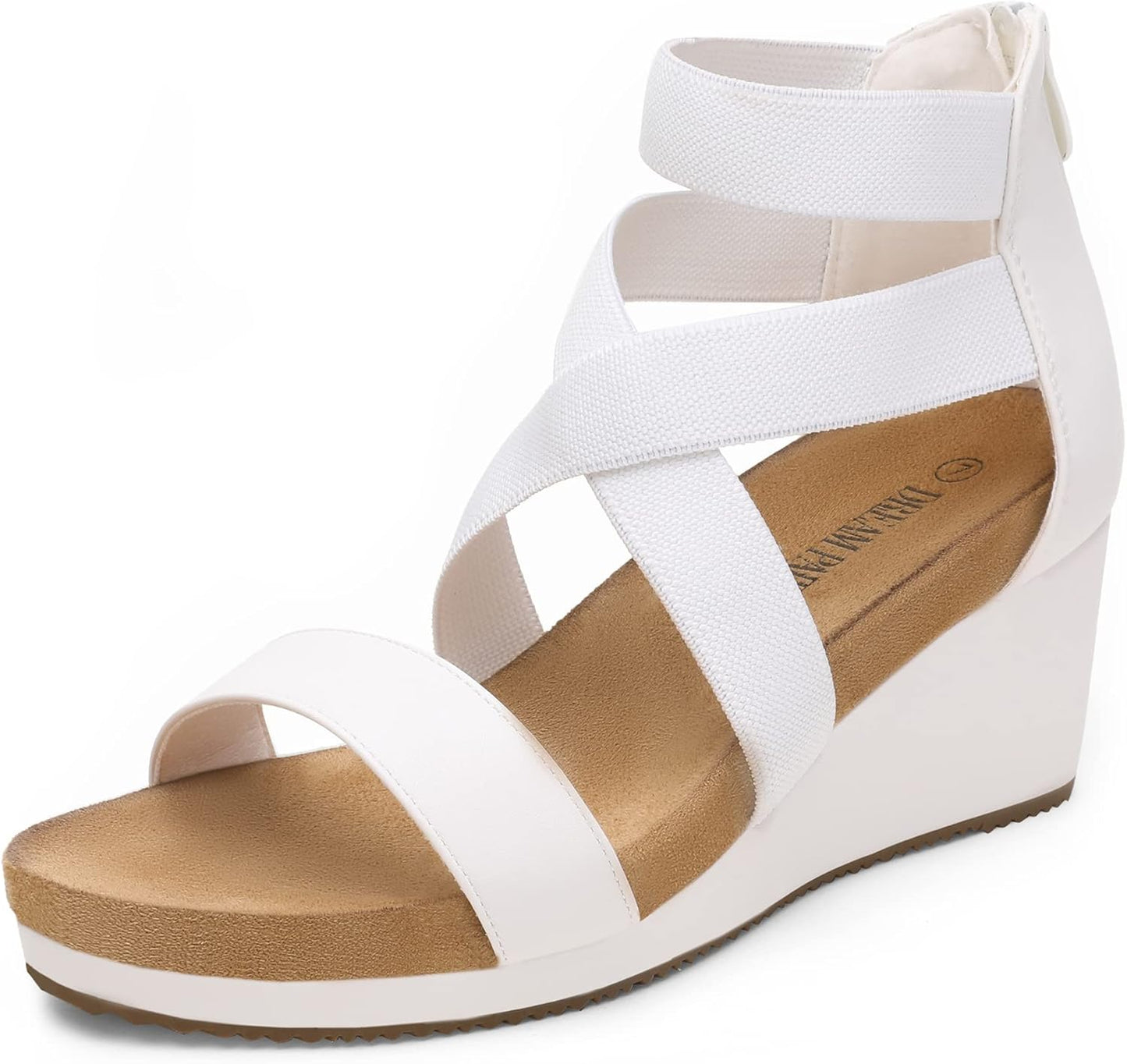 DREAM PAIRS Womens Open Toe Platform Wedge Sandals for Summer