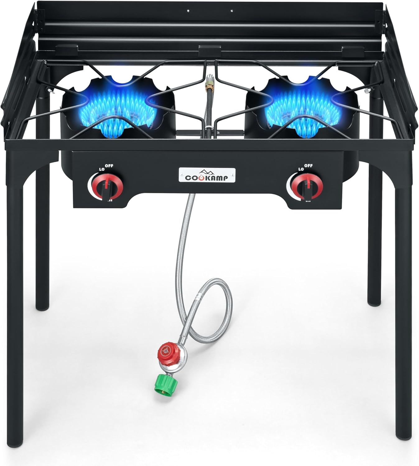 High Pressure Double Propane Burner for Outdoor Cooking Needs