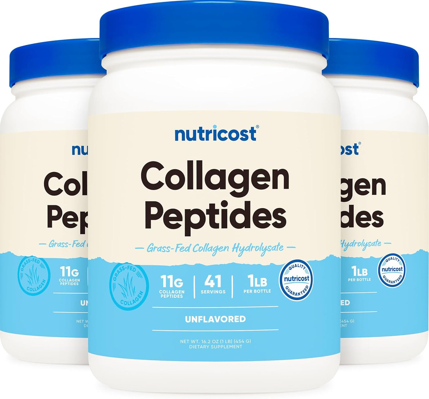 Nutricost Pure Collagen Hydrolysate Powder - Grass Fed Bovine