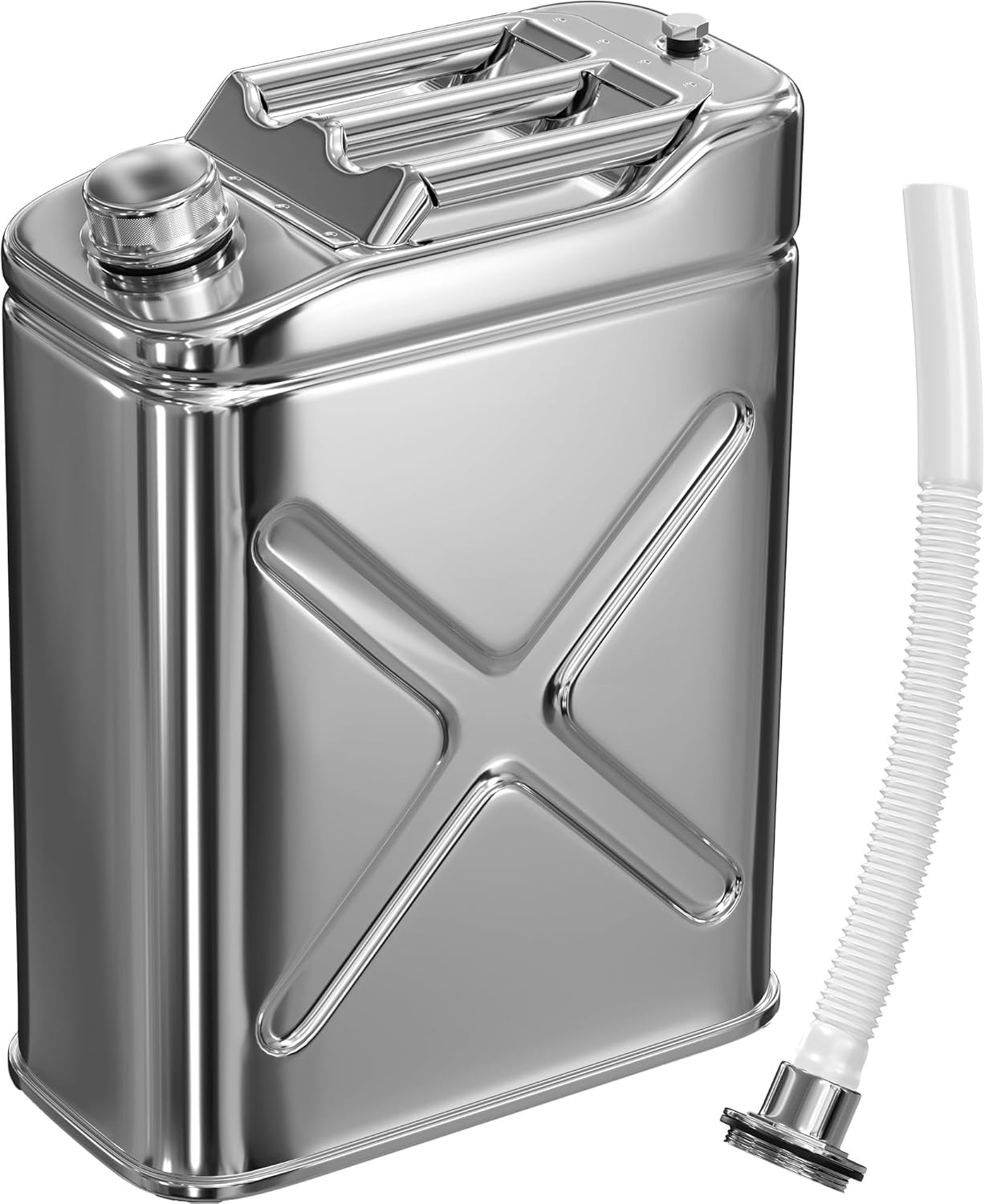 Stainless Steel Water Container for Camping - 5 Gallon Jug