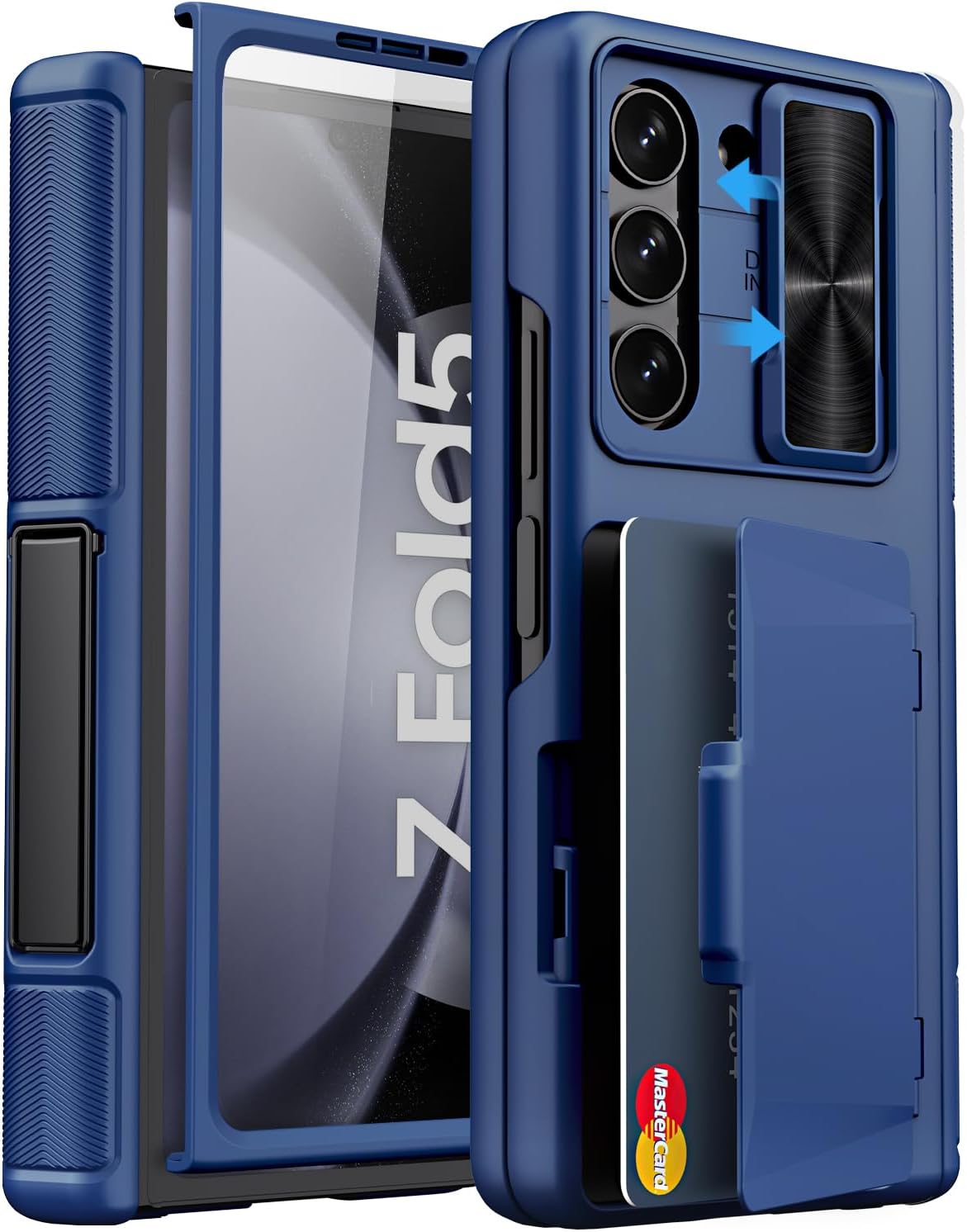 Durable Multifunctional Wallet Case for Samsung Galaxy Z Fold 5