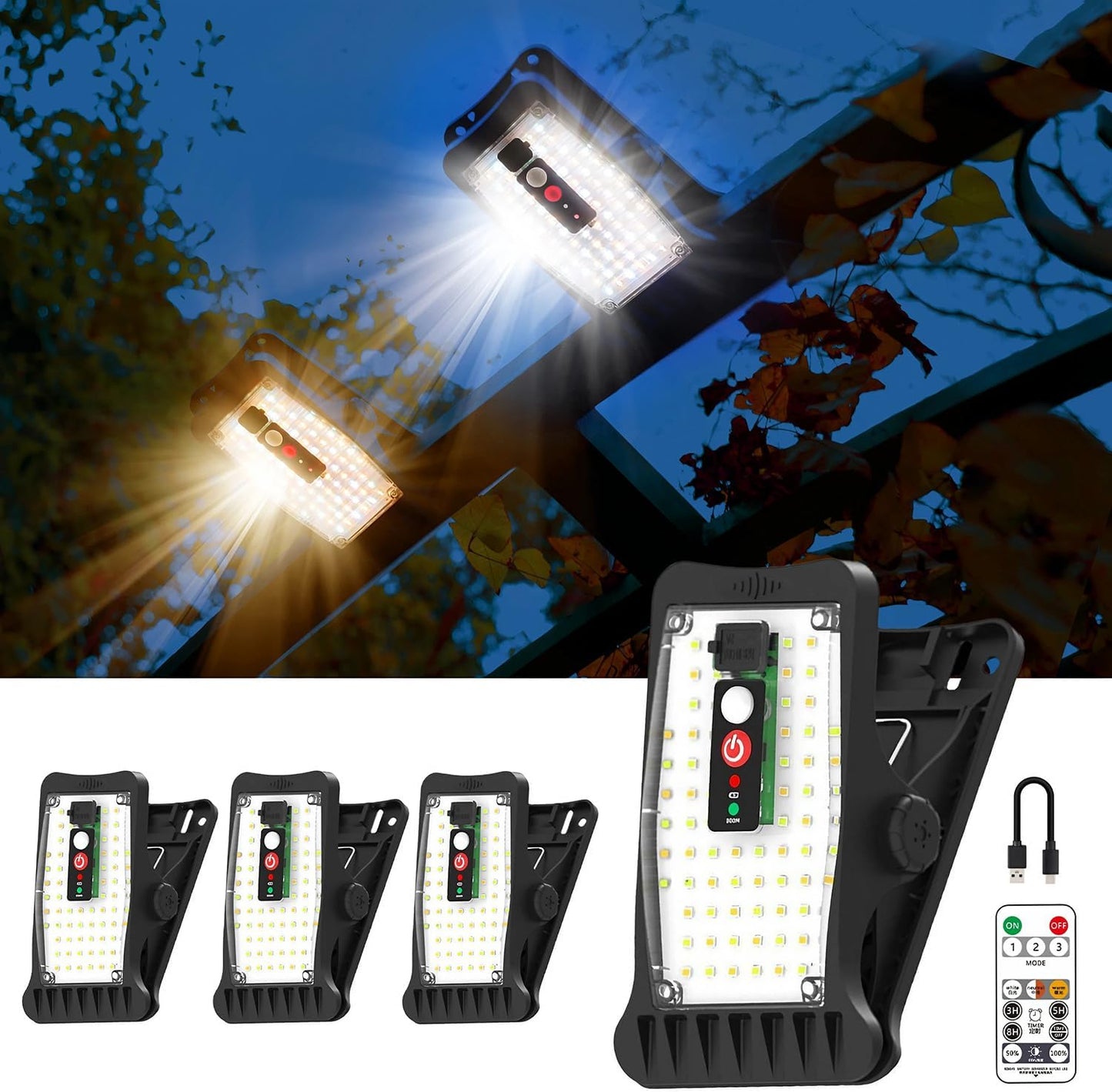 Clip On Solar Motion Lights Outdoor Waterproof for All Needs