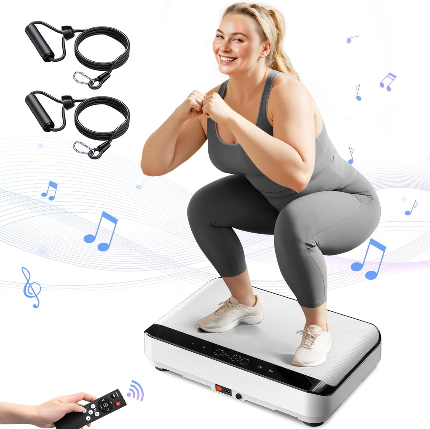 Vibration Plate Exercise Machine for Lymphatic Drainage & Toning