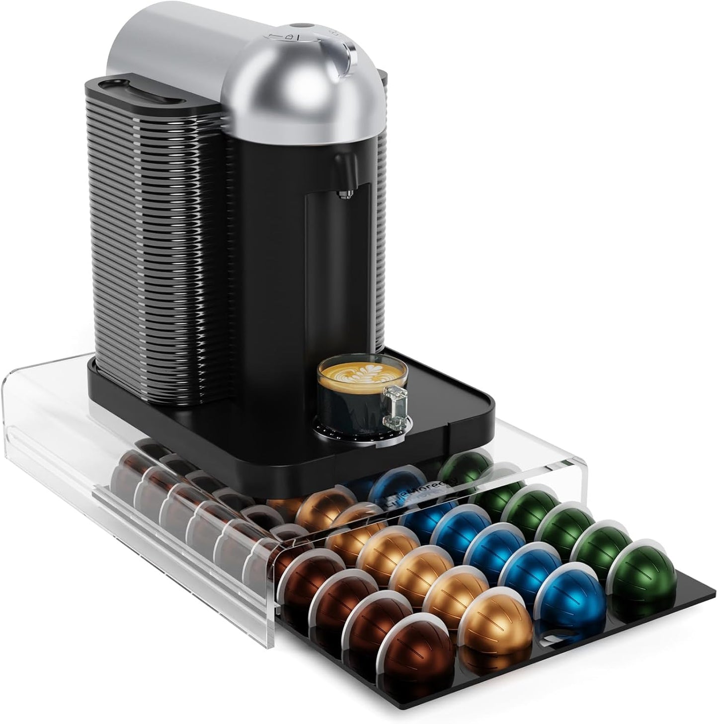Nespresso Vertuo 40 Pod Acrylic Drawer Organizer