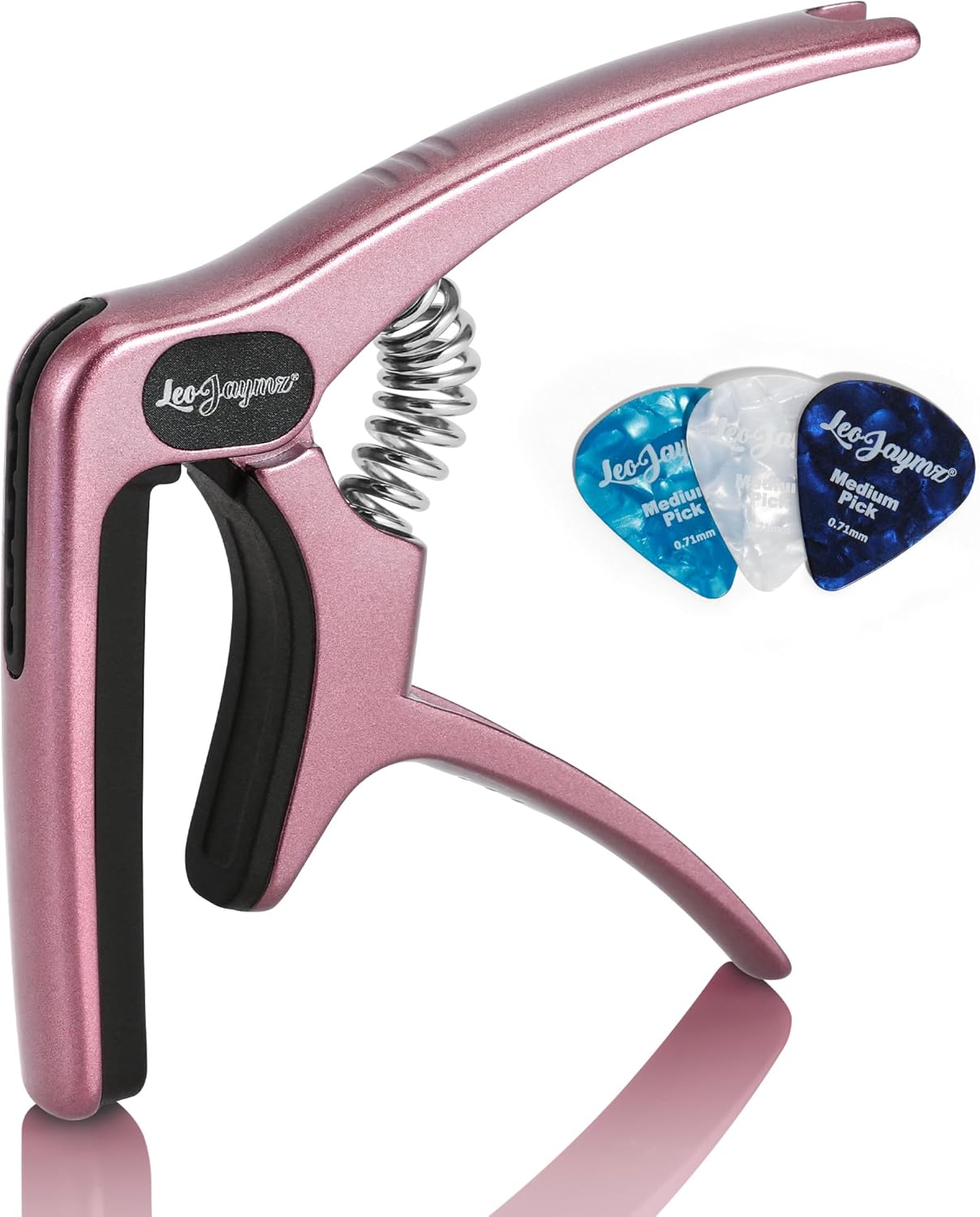 Leo Jaymz Heavy Duty Zinc Alloy Capo - Rose Gold