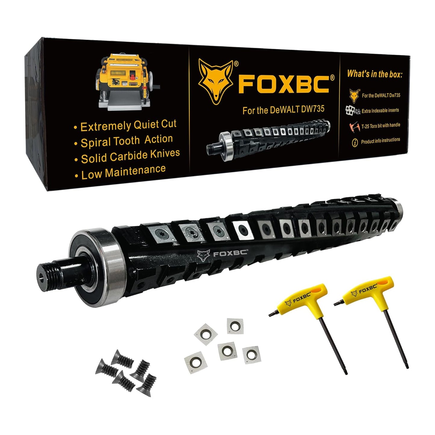 13 Inch Spiral Helical Cutterhead for DeWalt Planers Upgrade