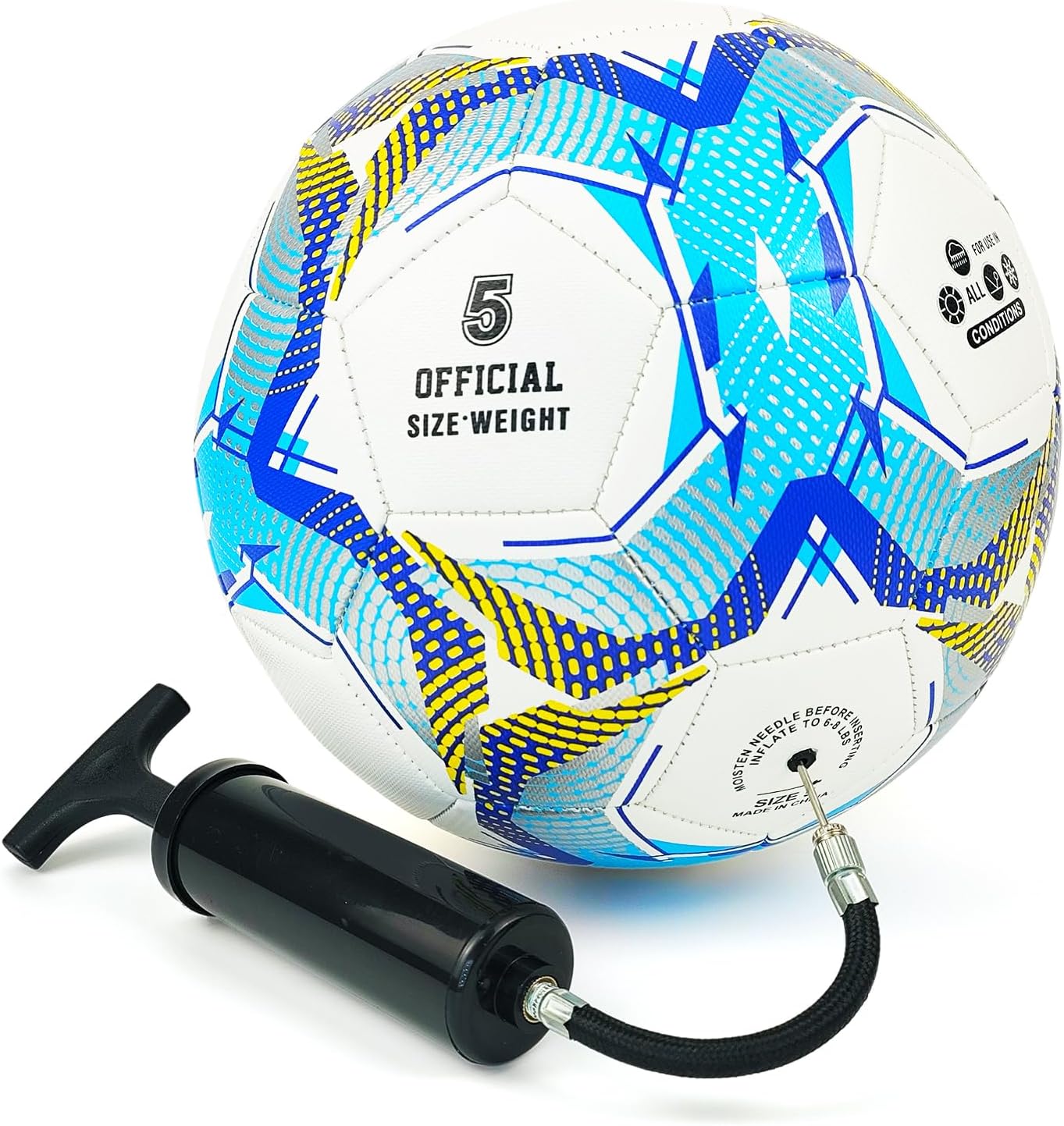 Soccer Balls Size 3 4 5 for Boys Girls Adults Training Sports