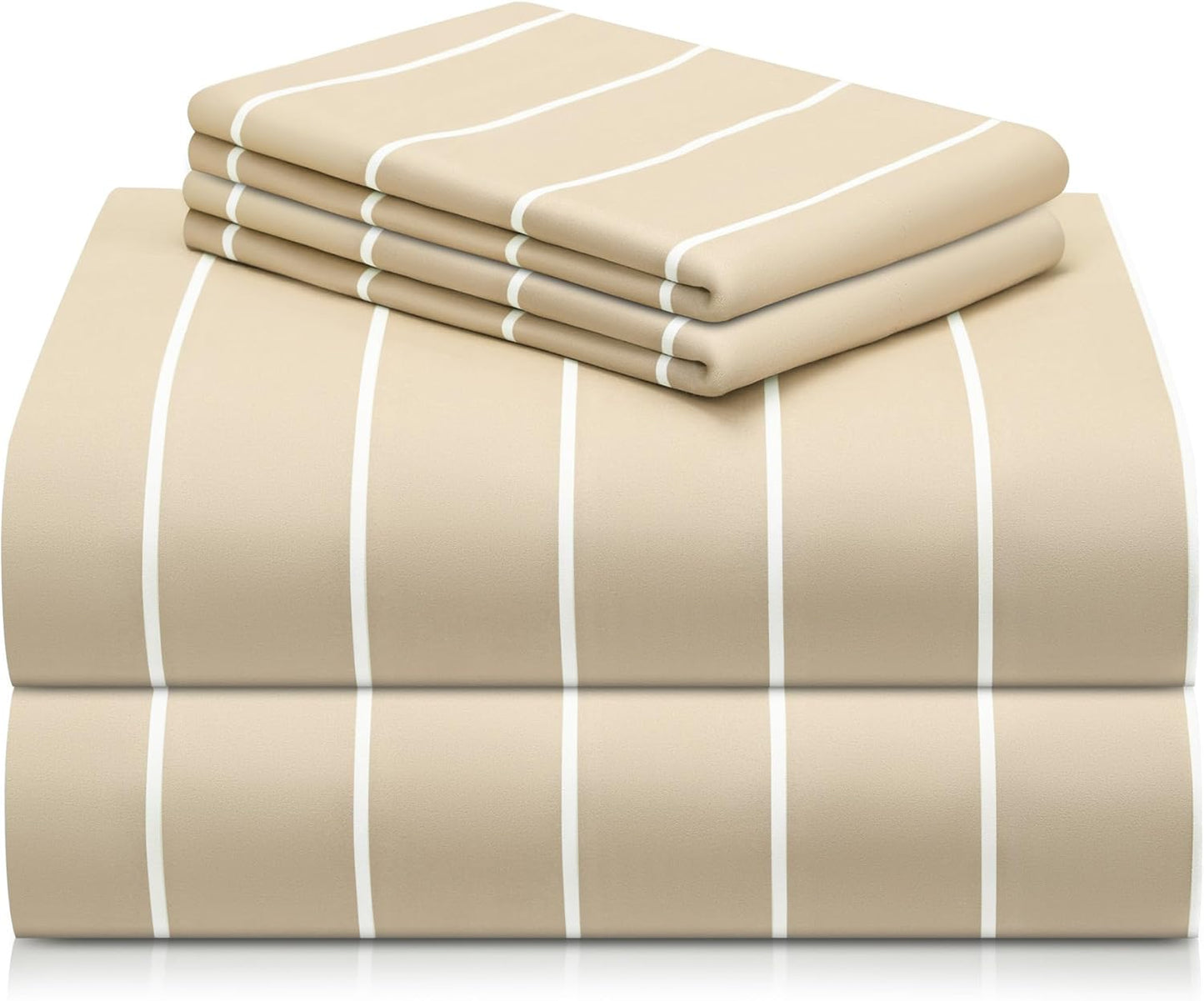 LuxClub King Size Sheet Set - Breathable Luxury Cooling Sheets
