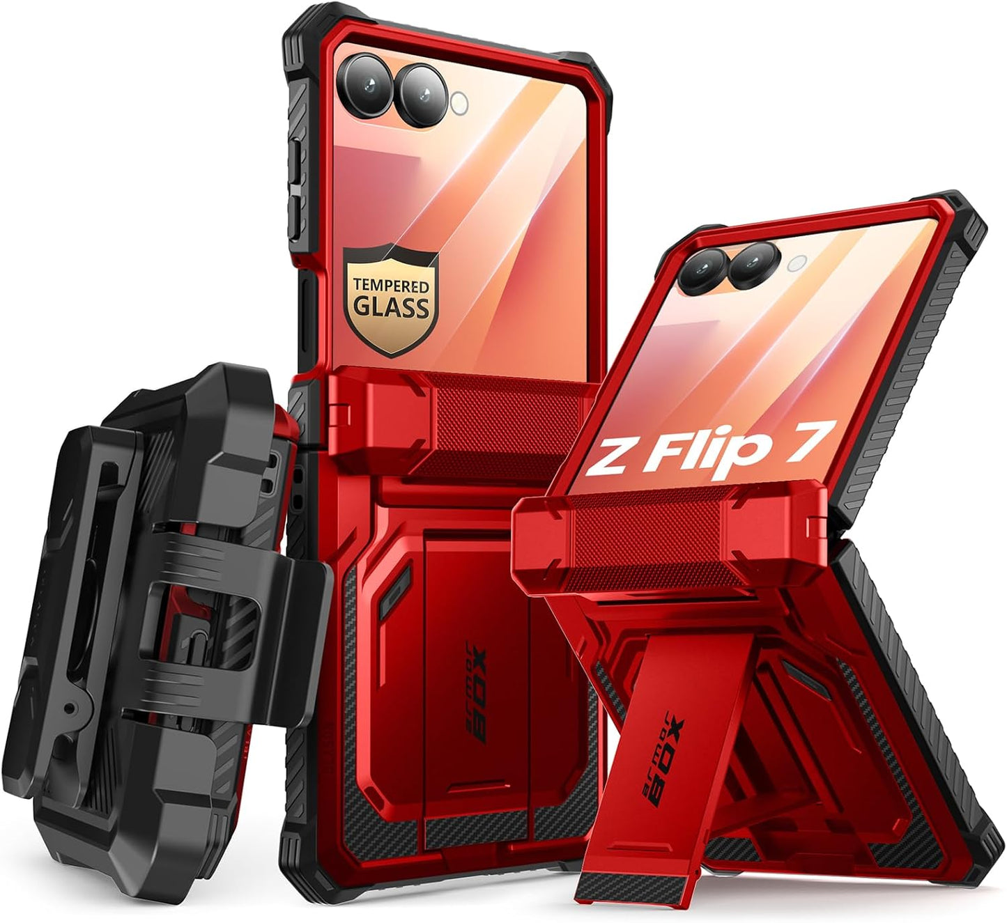 i-Blason Galaxy Z Flip 7 Case with Stand and Hinge Protection