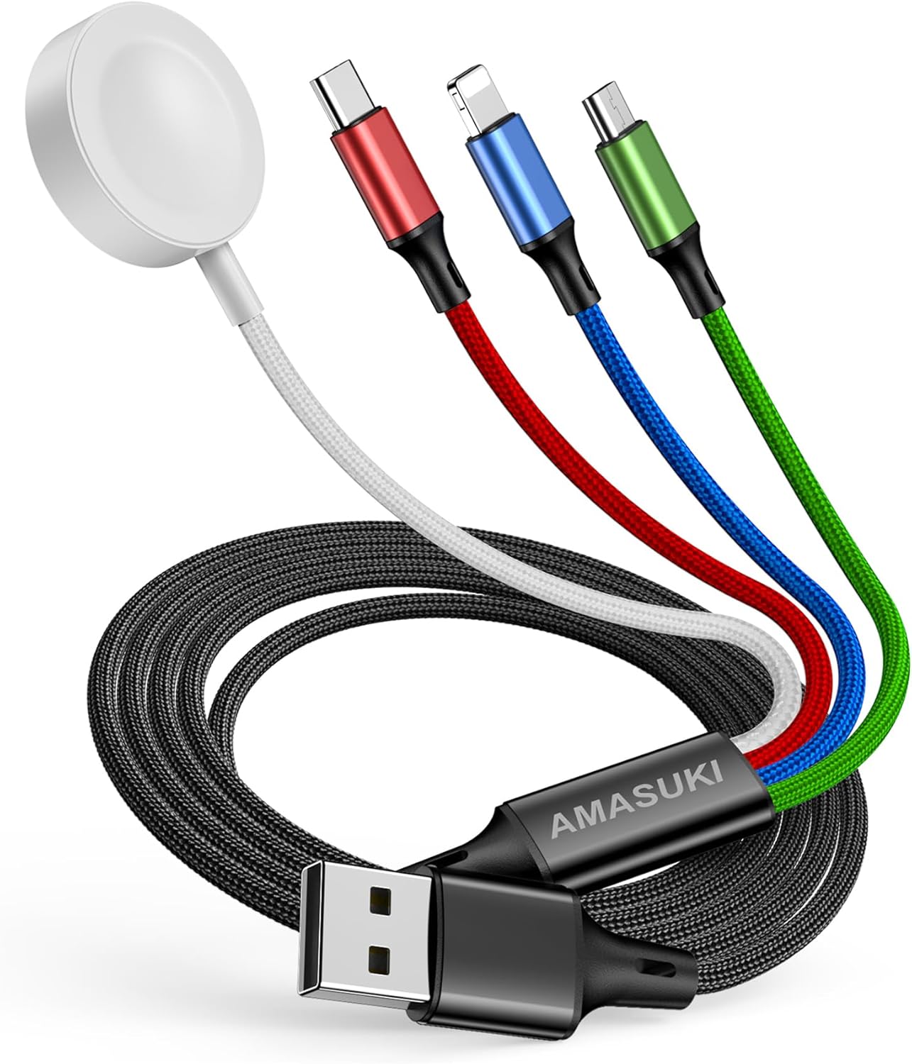 4-in-1 Travel Charger for iWatch & iPhone - Ultra Compatible