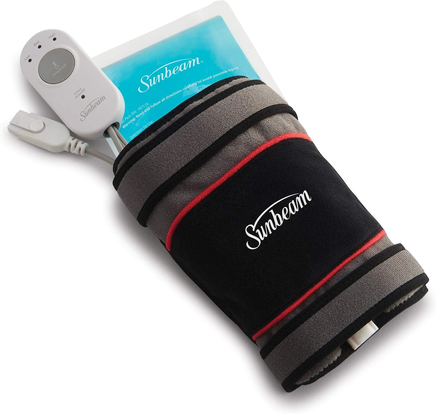 Sunbeam Heating Pad Wrap for Joint Pain Relief and Comfort