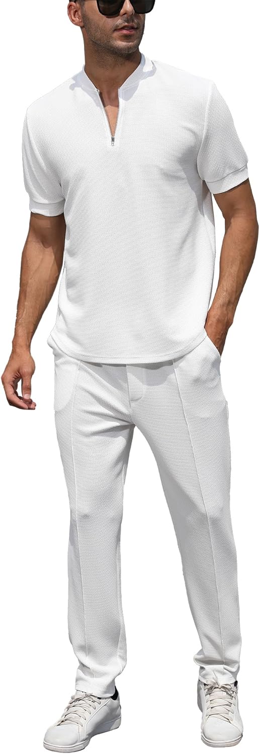 Fashion Men's Tracksuits 2 Piece Set for Casual Athletic Wear