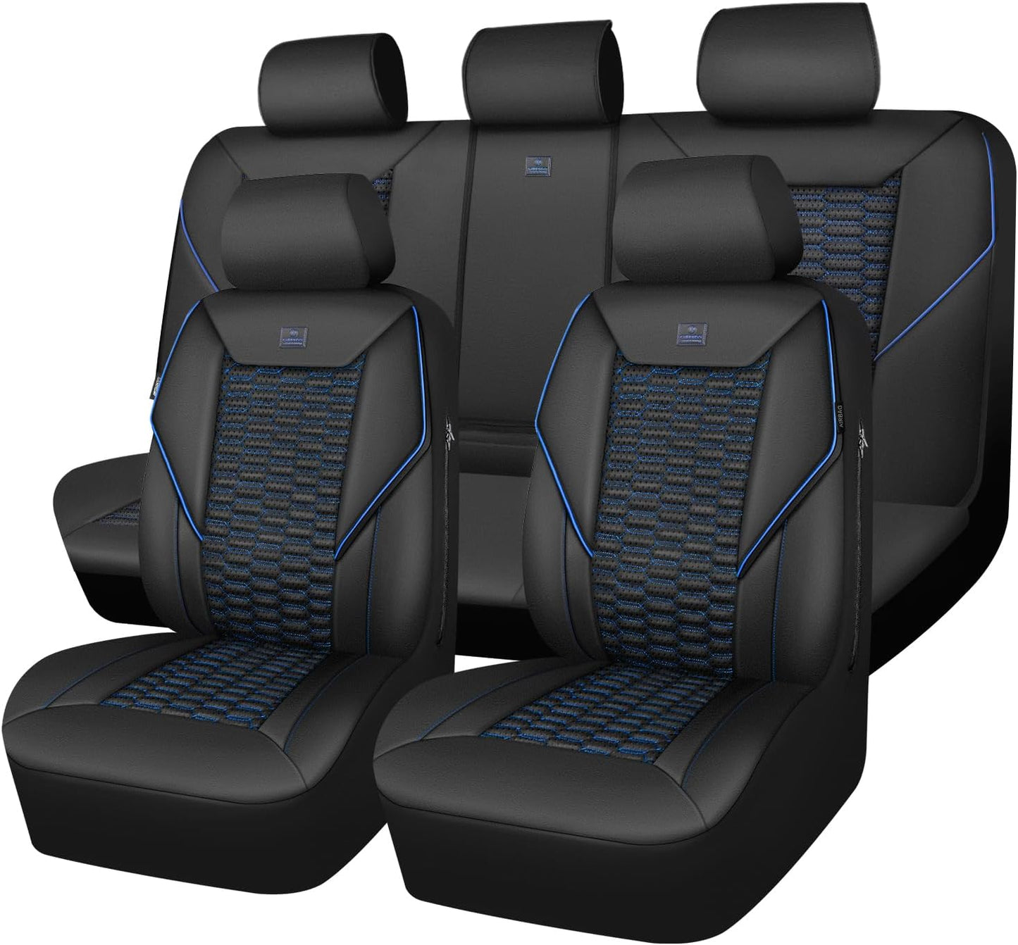 CAR PASS 3D Foam PU Leather Car Seat Covers Full Set Review
