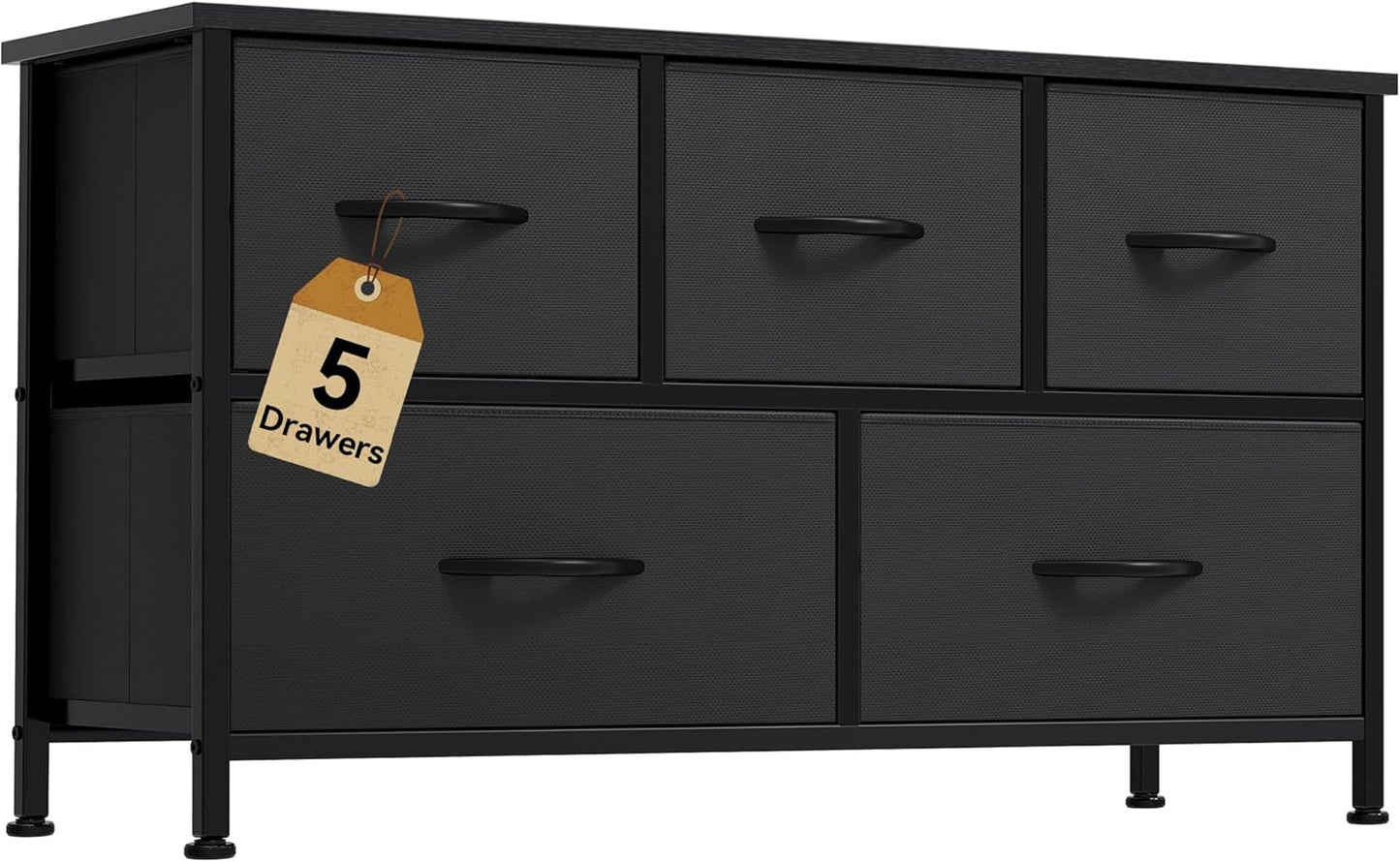 DWVO Dresser with 5 Drawers - Stylish Storage Solution