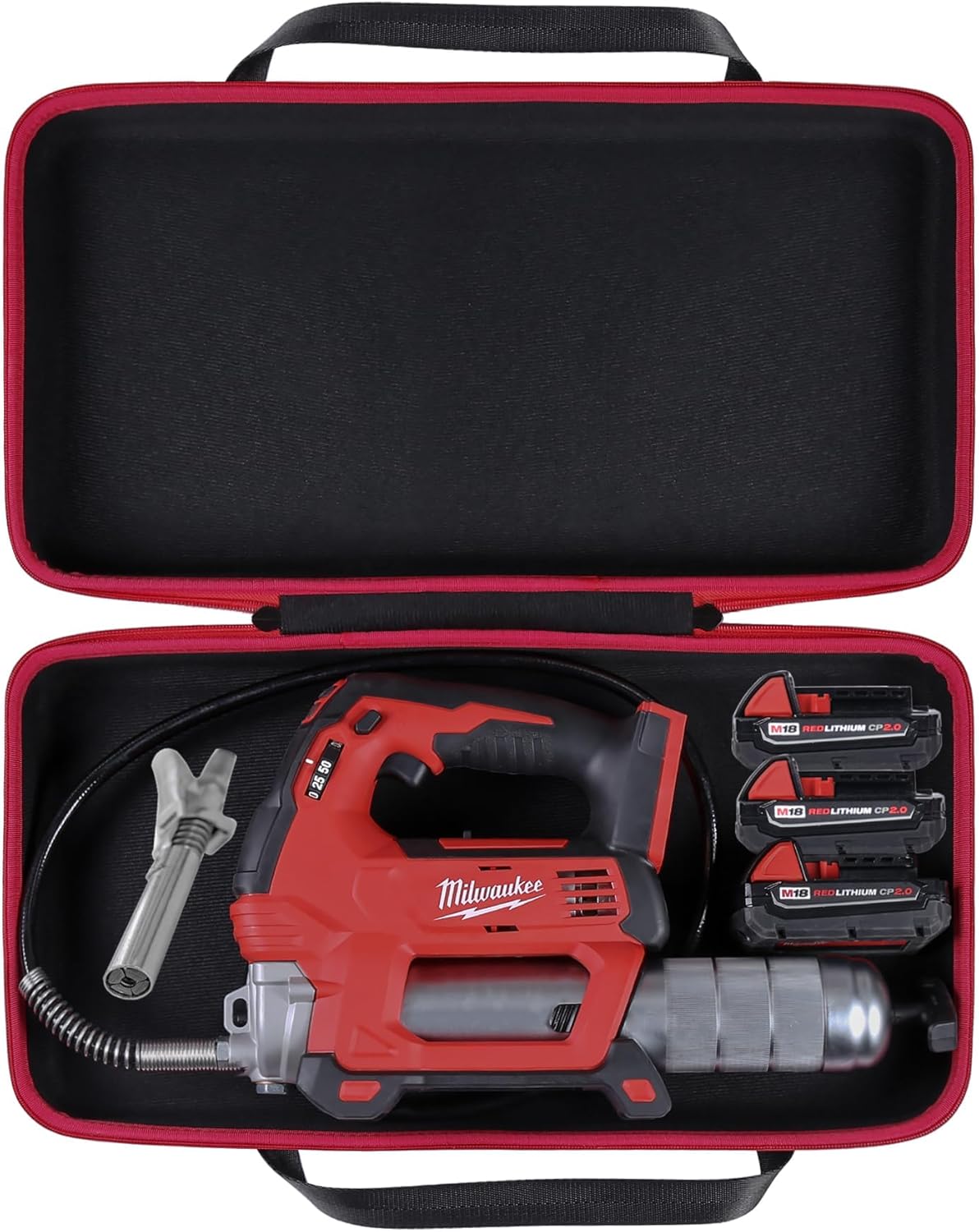 Khanka Hard Case for Milwaukee 2646-20 M18 Grease Gun Protection