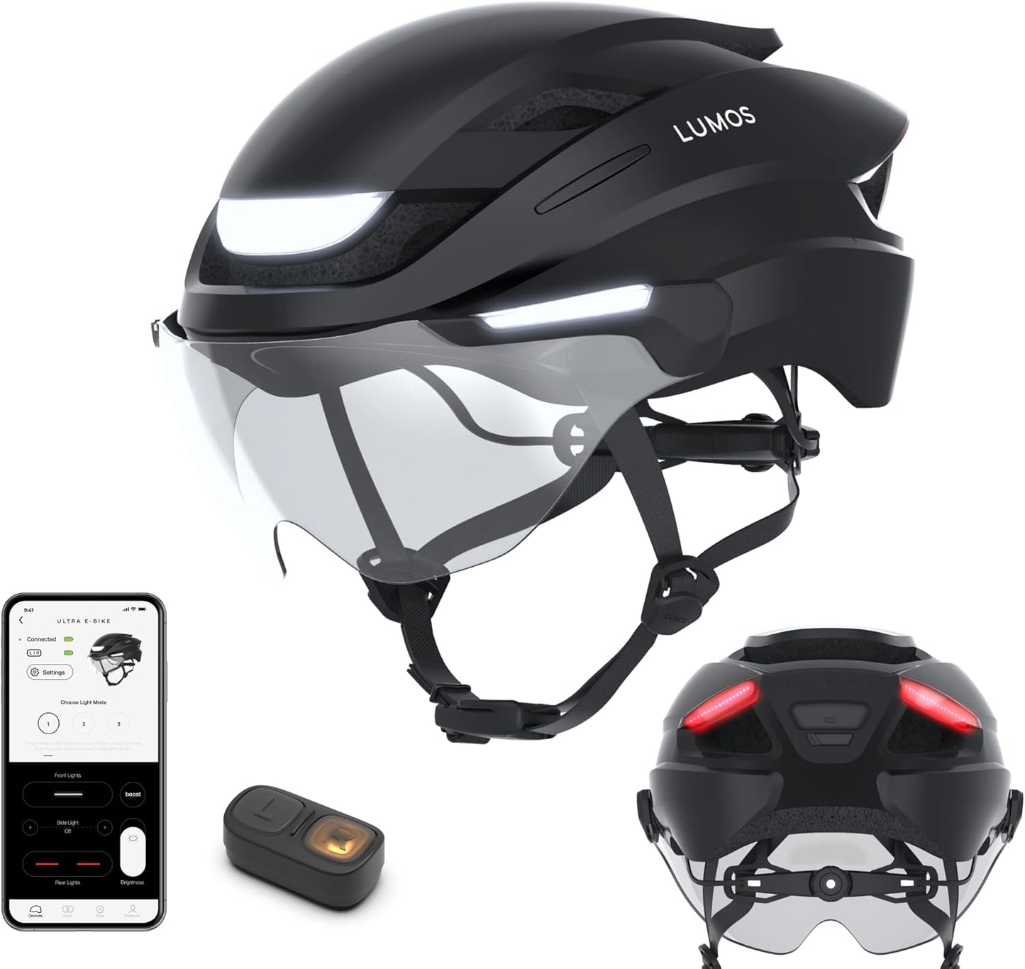 Lumos Ultra E-Bike Smart Helmet with LED Lights and MIPS Safety