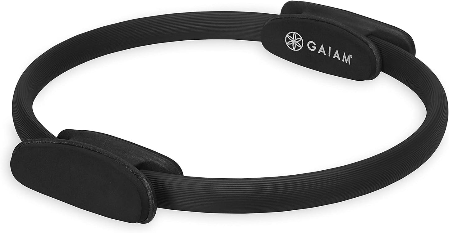 Gaiam 15 Pilates Ring: Tone & Strengthen with Foam Handles