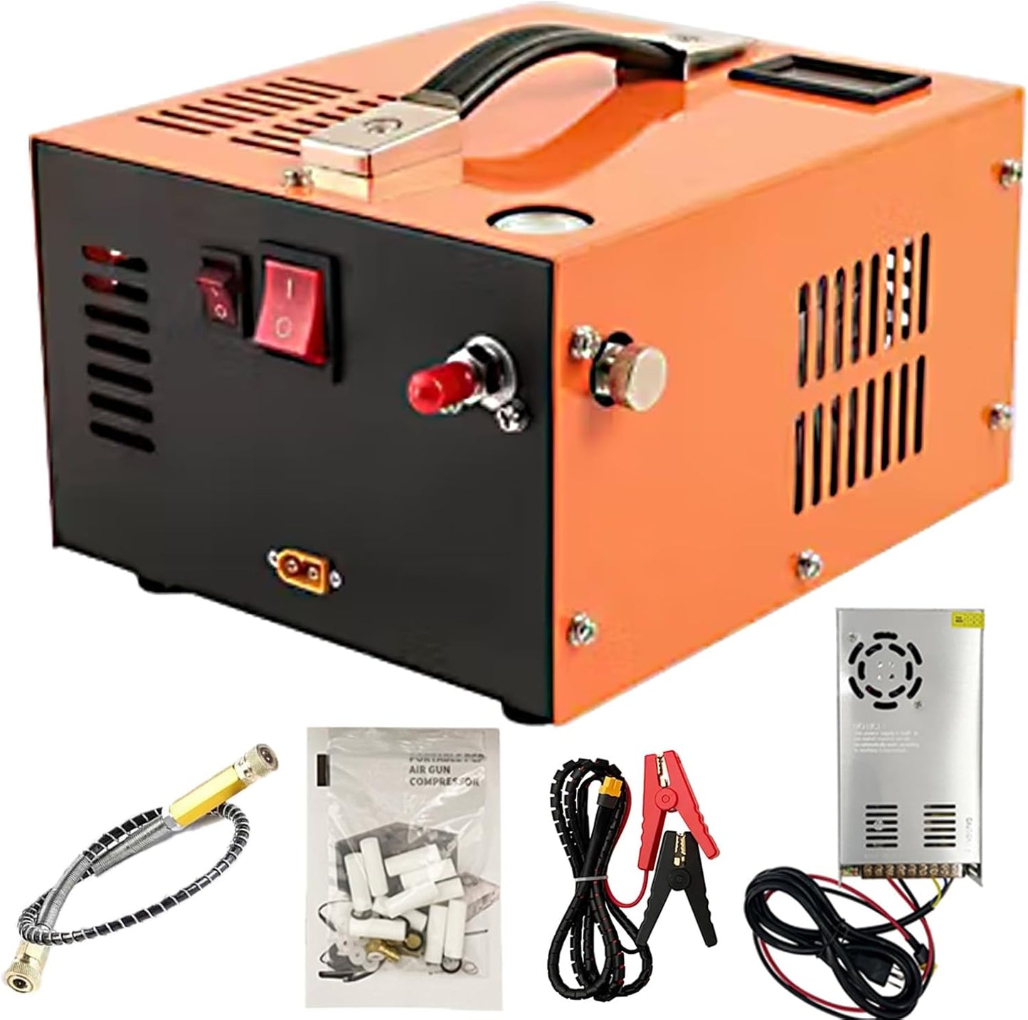 High Pressure PCP Air Pump - 30MPa, 4500psi Inflator