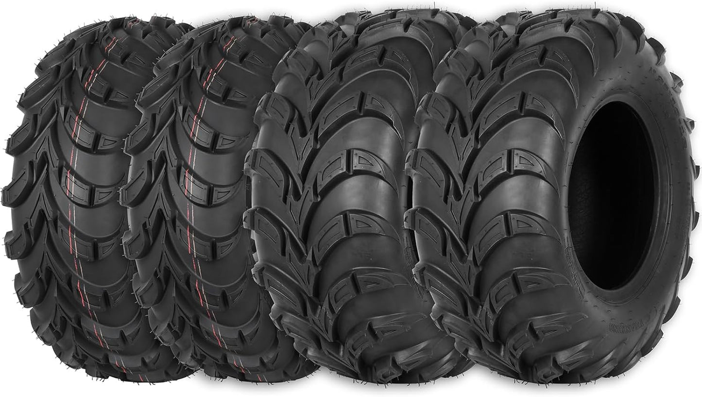 All-terrain ATV Tires 25x8-12 Front & 25x10-12 Rear Set