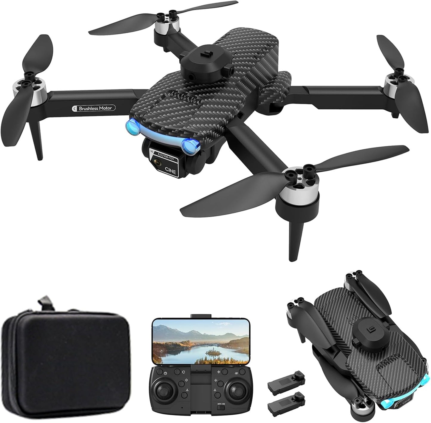 8K HD Camera Drone | Brushless Motor | Obstacle Avoidance