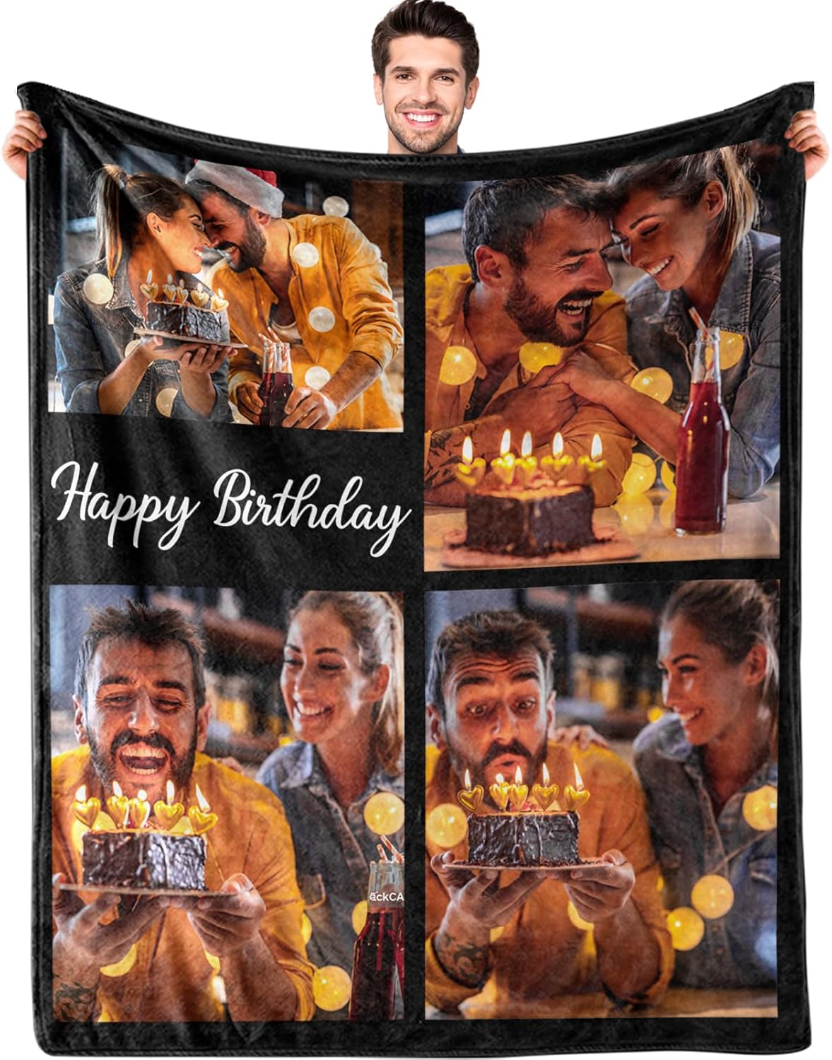 Custom Photo Blanket Personalized Throw Blanket for All Ages