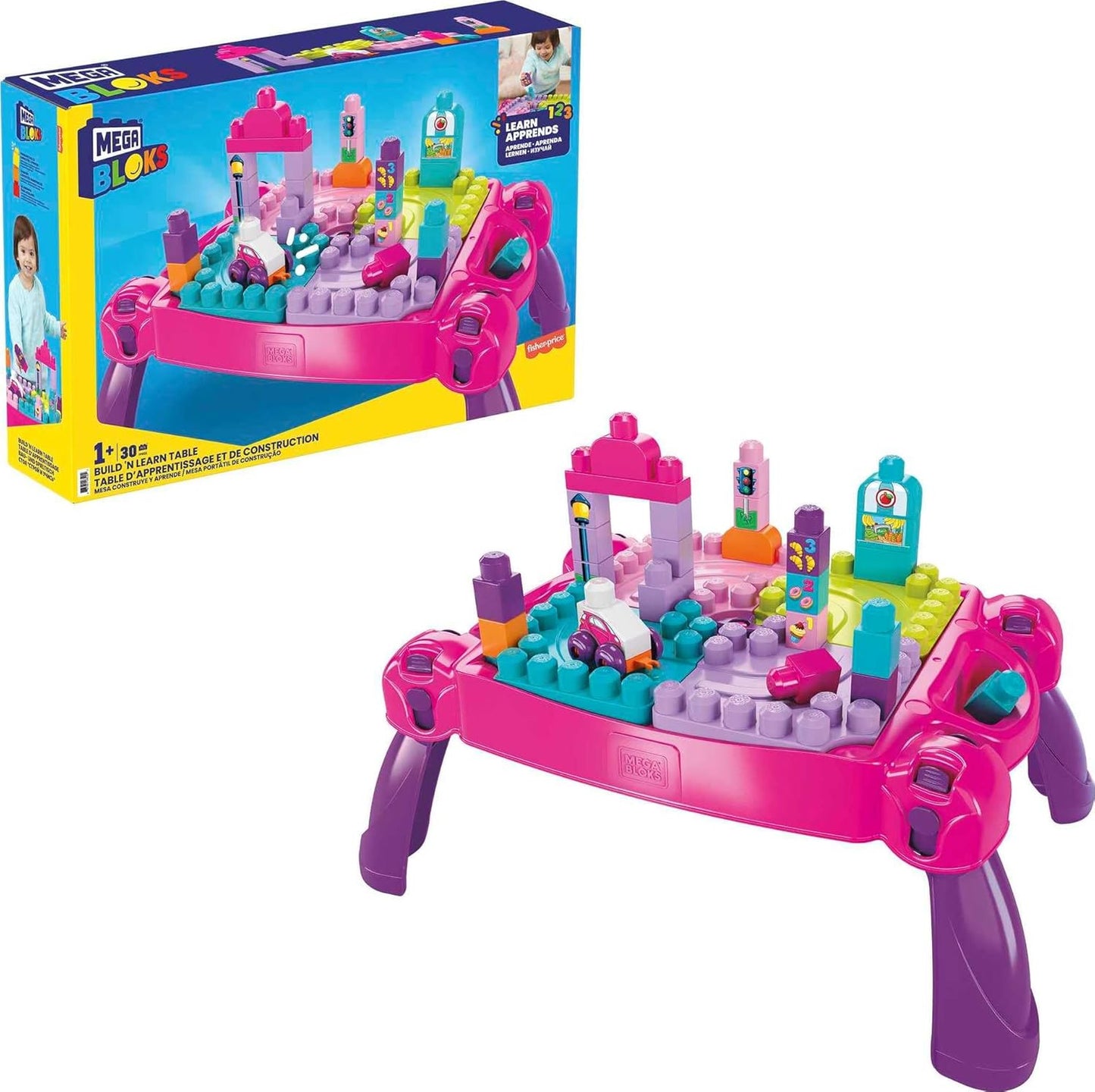 MEGA BLOKS First Builders Toddler Blocks Toy for Creative Play