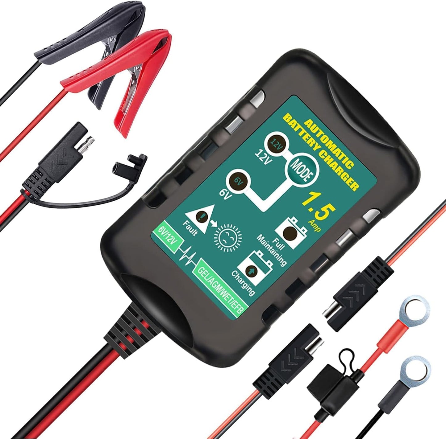 Vemote Smart Float Charger - Keeps Batteries Fresh!