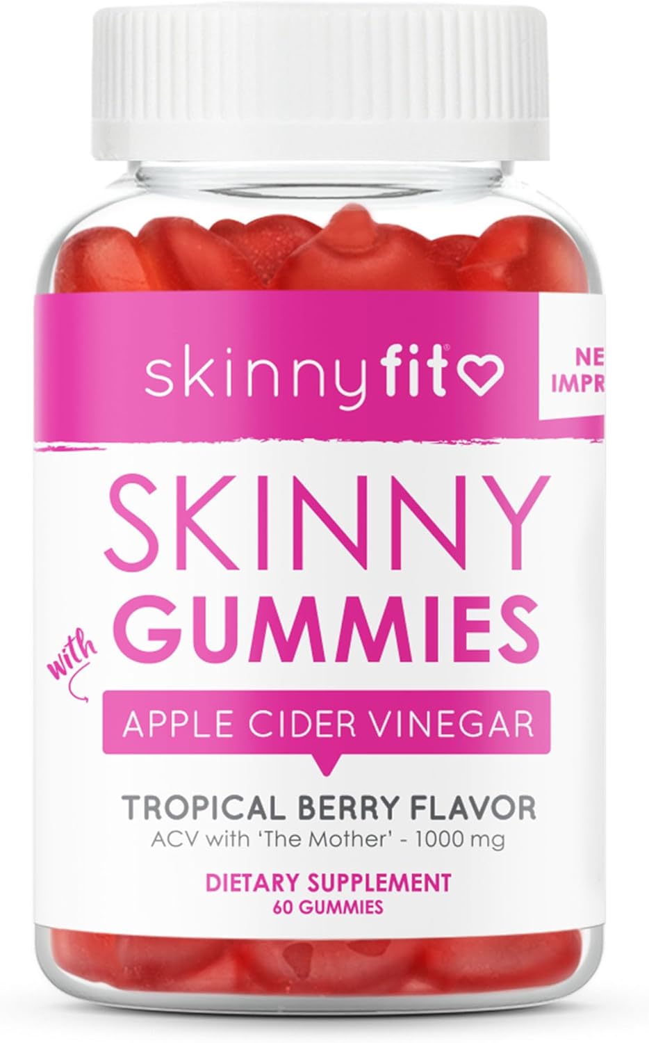 SkinnyFit Apple Cider Vinegar Gummies - Healthy Weight & Immune Boost