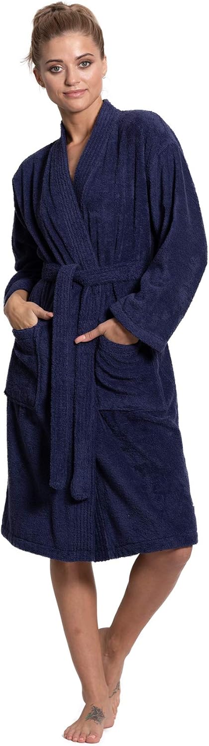 Turkuoise Soft Cotton Towel Robe for Women - Ultimate Comfort