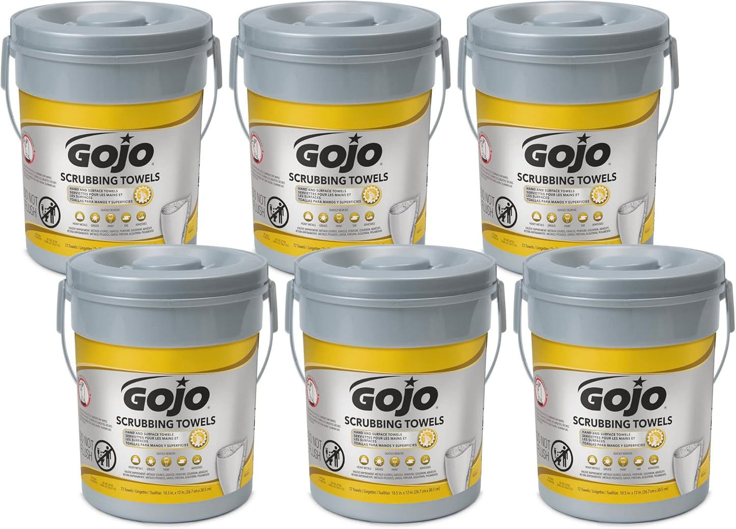GOJO Hand and Surface Scrubbing Towels for Tough Cleaning Needs