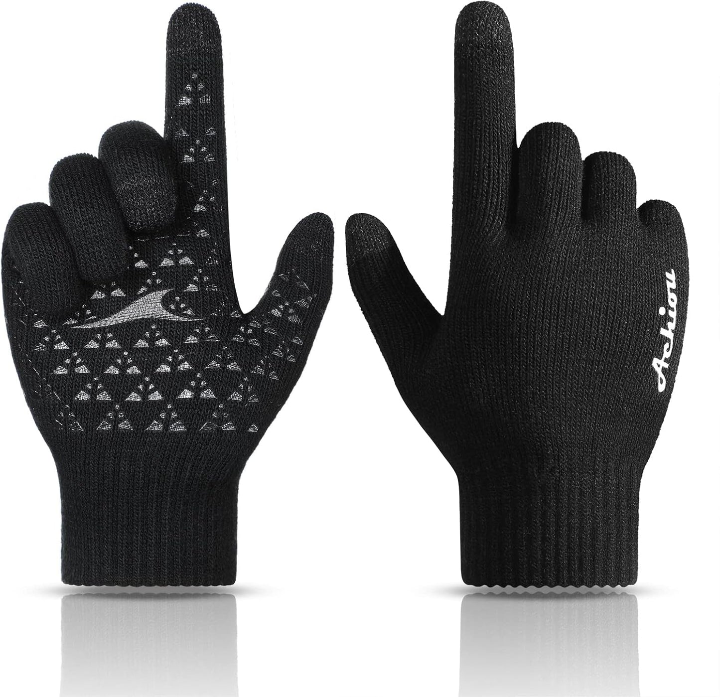 Achiou Winter Gloves - Stay Warm, Text with Ease