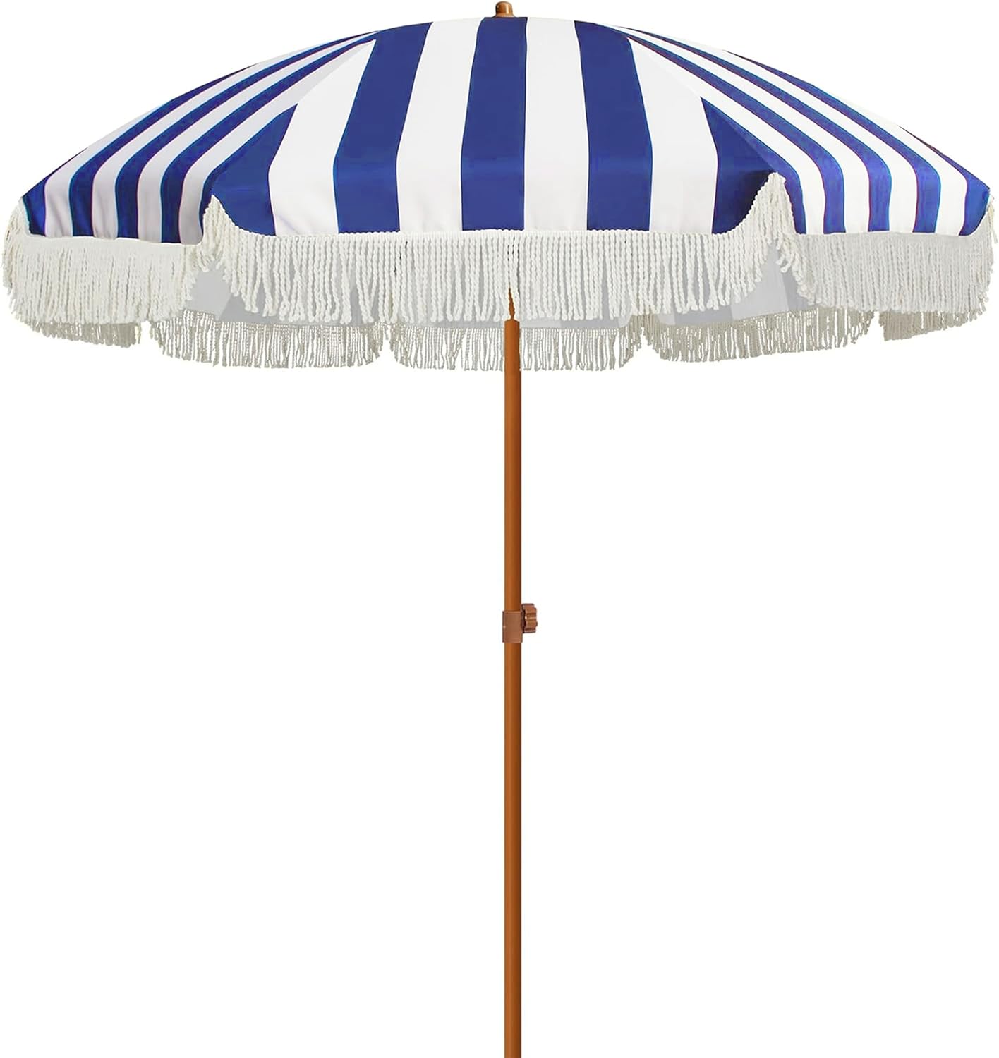 7ft Patio Umbrella with Fringe for Stylish Outdoor Spaces