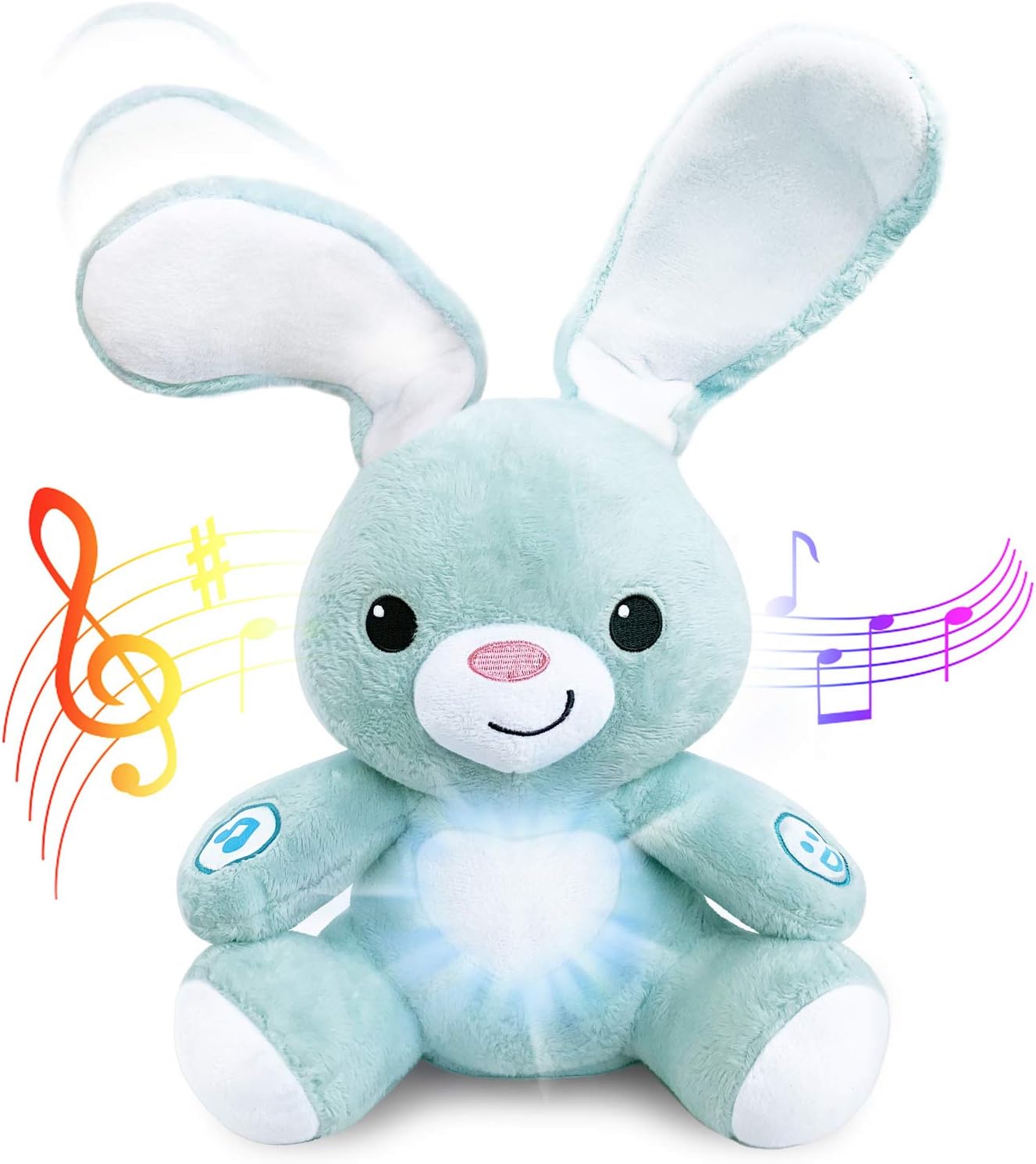 Interactive Peekaboo Bunny Plush - 16 Tall, Ages 6mo-5yrs