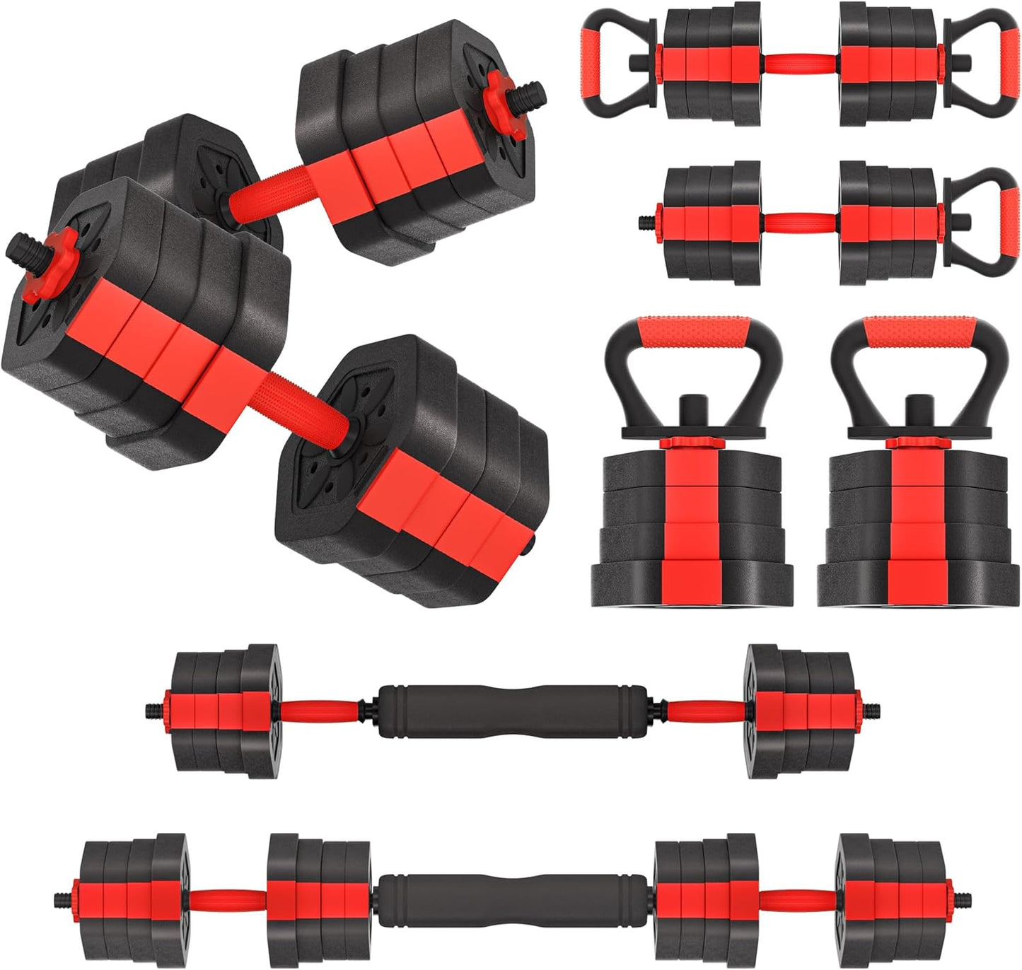 VIVITORY Adjustable Dumbbell Set for Home Gym Workouts