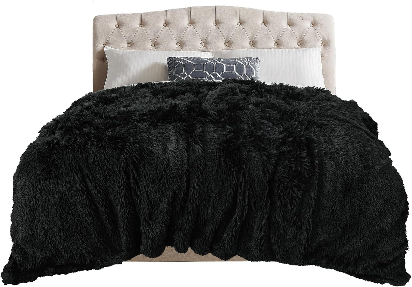 TOONOW Extra Soft Fuzzy Faux Fur Blanket for Cozy Comfort