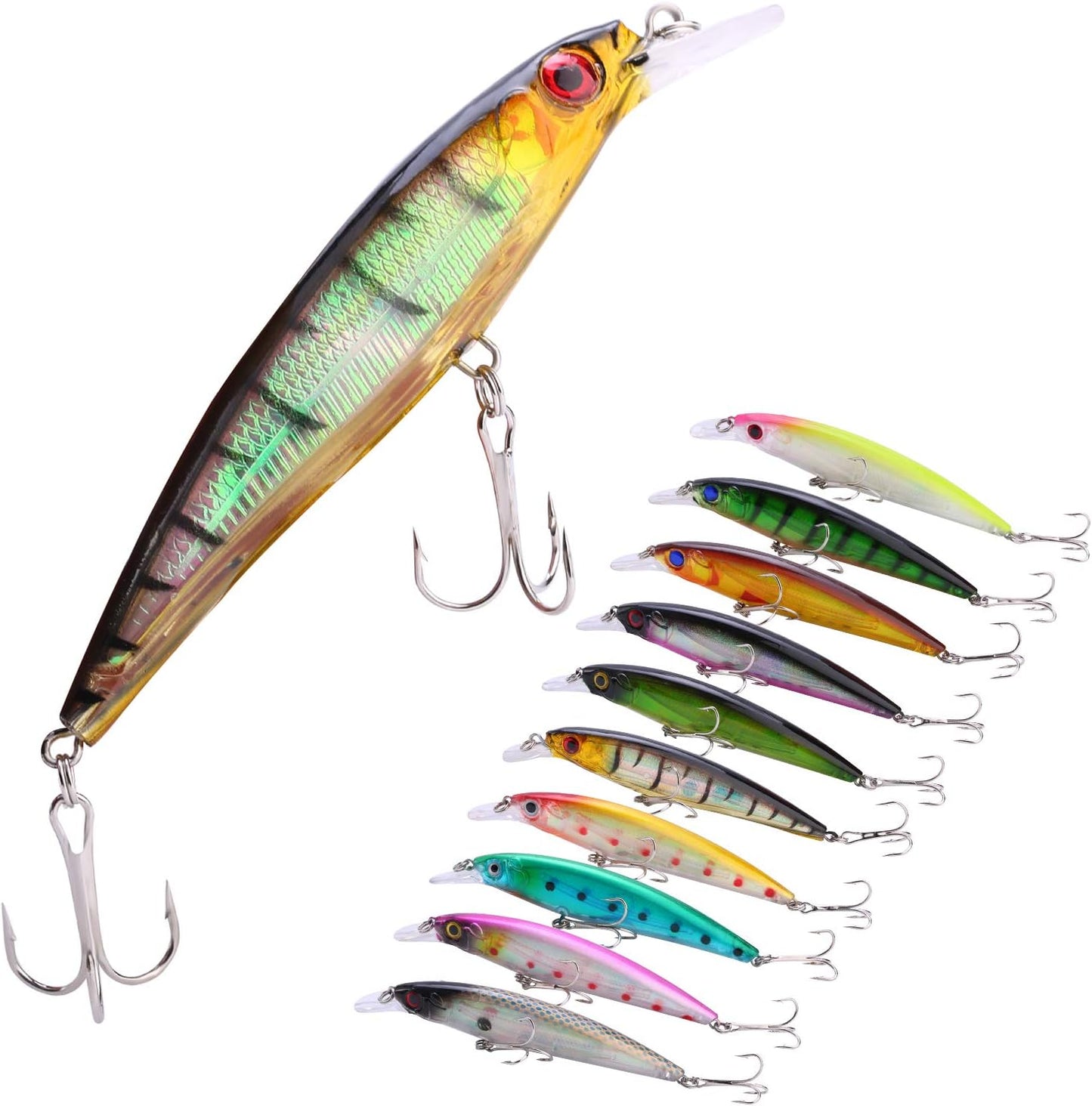 Sougayilang Minnow Lures Set - Catch More Trout!