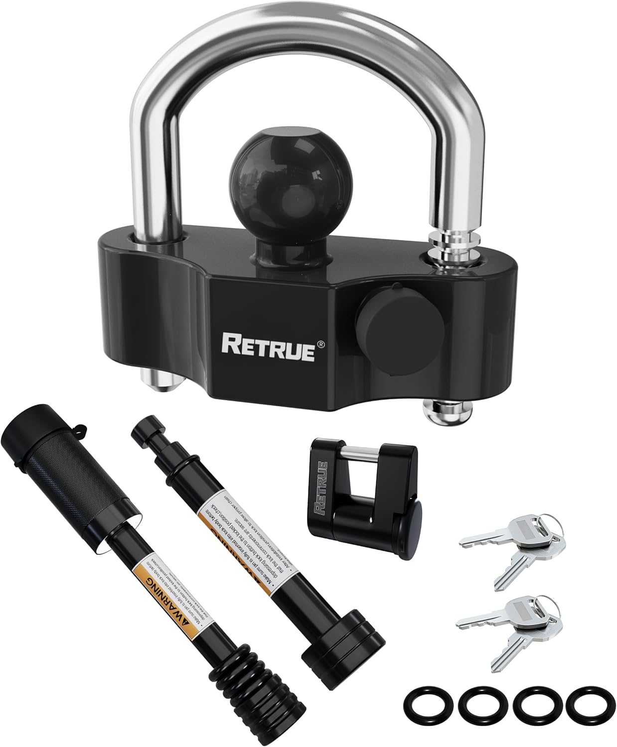 RETRUE Heavy-Duty Keyed-Alike Trailer Lock Set for Security