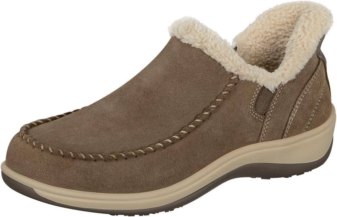 Orthofeet Women's Orthopedic Leather Lorin Hands-Free Slipper Review