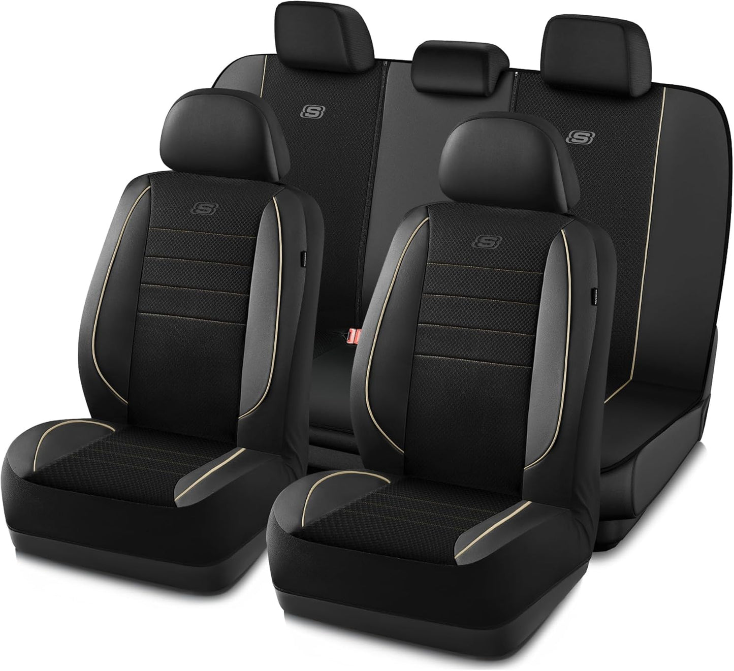 Skechers Air-Cooled Memory Foam Car Seat Cover for Comfort