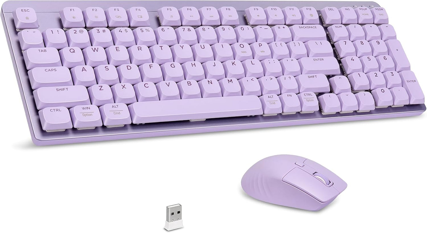 Wireless Low-Profile Mechanical Keyboard & Mouse Set