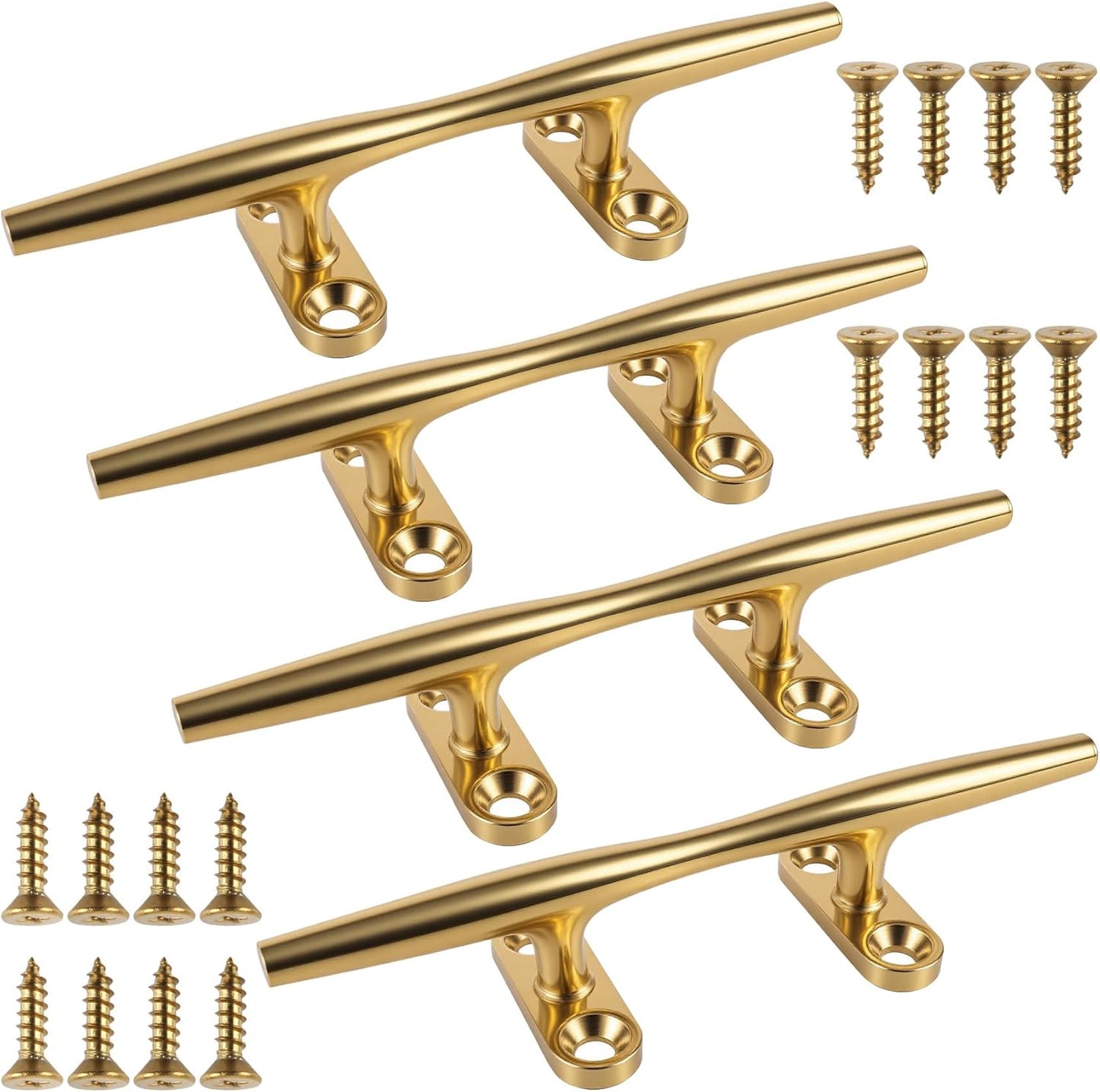 4/5/6 inch Dock Cleats - Durable Stainless Steel Boat Cleats
