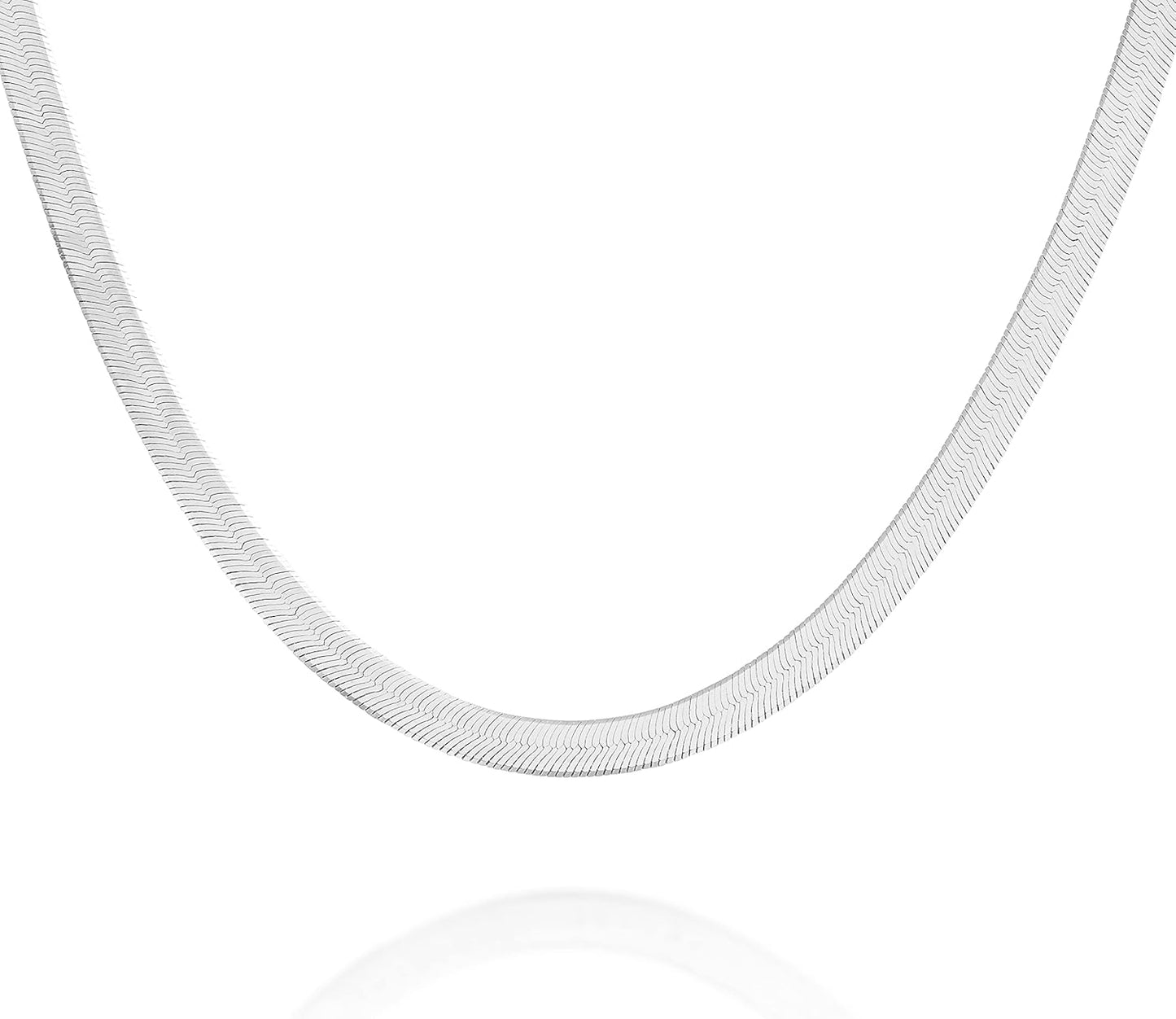 22K Gold Plated Chain Necklace for Women and Men - Stylish Jewelry