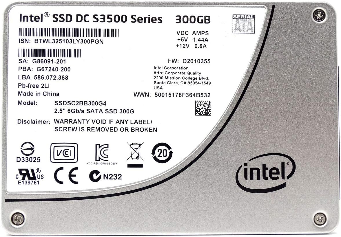 Intel SSDSC2BB300G4 S3500 Series 300 Gb SSD Review