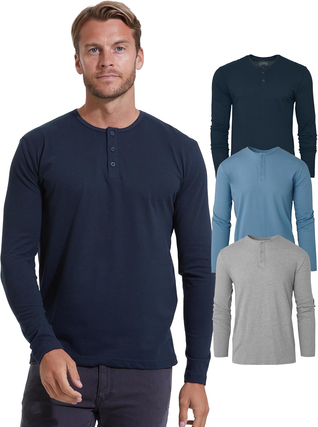 True Classic Long Sleeve Shirts for Men - Comfortable and Stylish