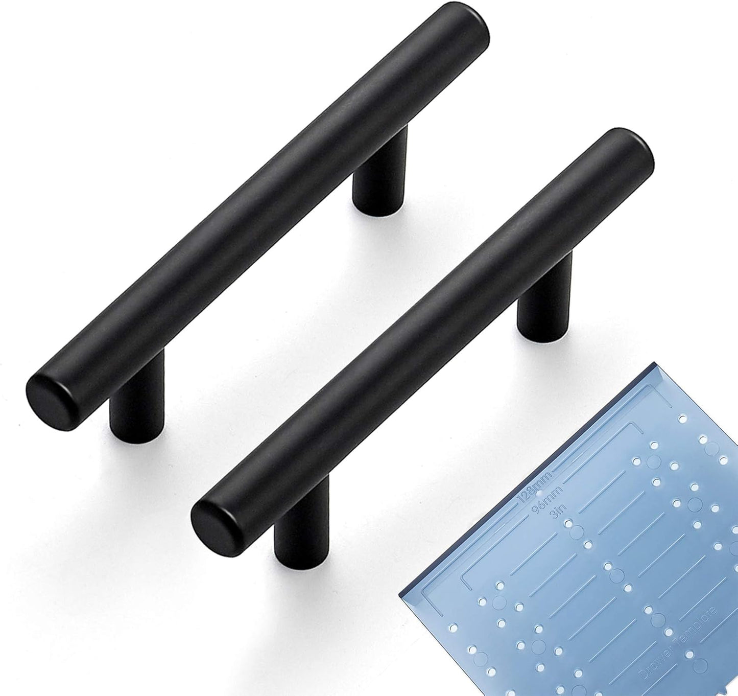 Ravinte 30 Pack 5ft' Matte Black Stainless Steel Cabinet Pulls