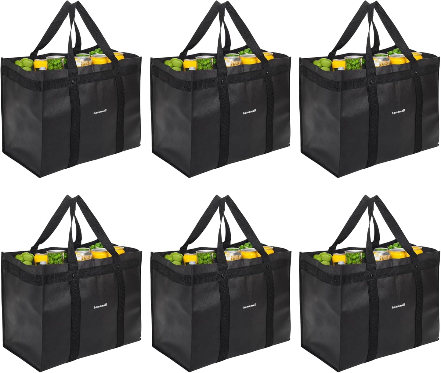 Homemell Heavy Duty Reusable Grocery Bags for All Your Needs