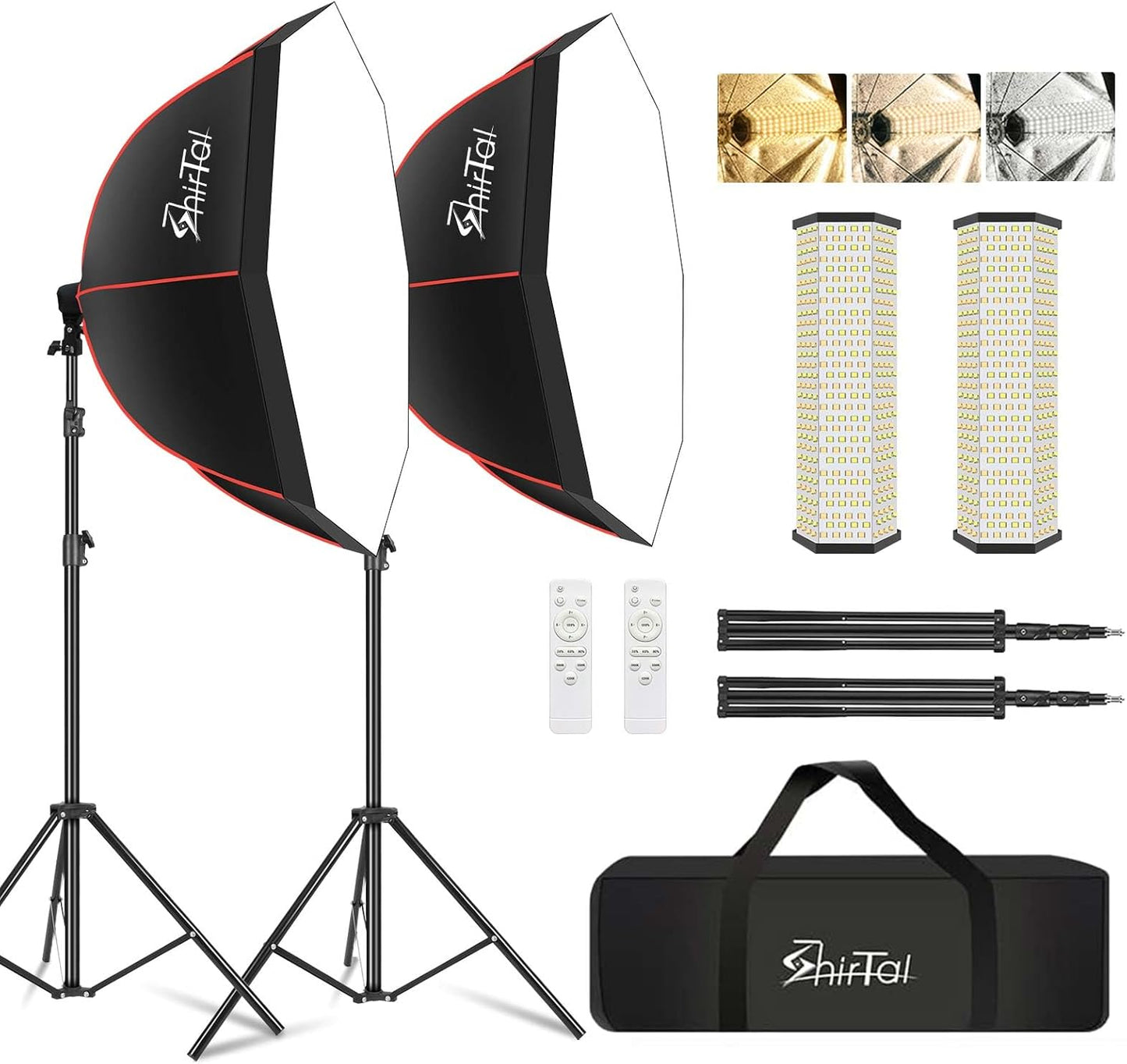 37in Octangle Softbox Lighting Kit for Professional Photography